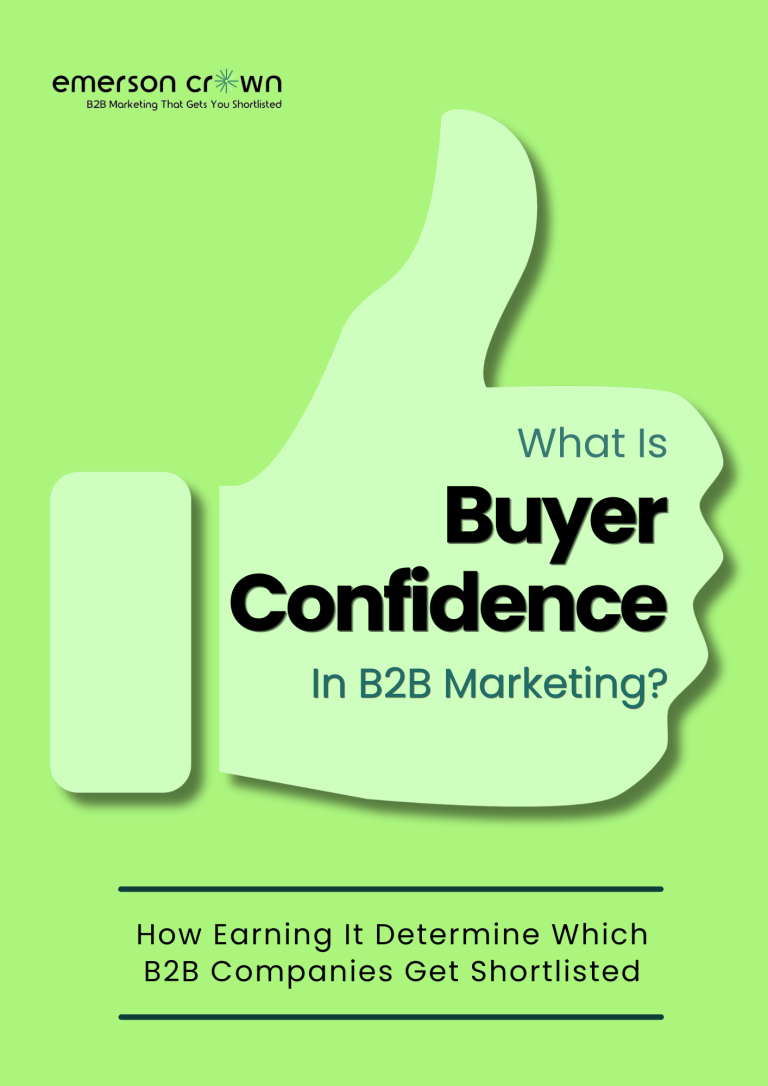 Buyer confidence, b2b marketing, vendor shortlist, Emerson Crown